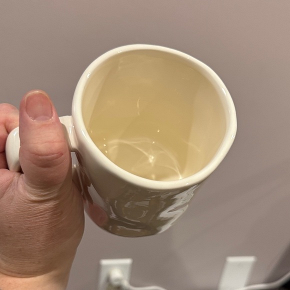 Rae Dunn Naughty Mug in Cream - Picture 5 of 6